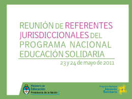presentacion_referentes - Ministerio de Educación