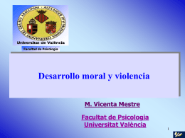 Desarrollo moral y violencia