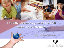 La CDN: avances y retos tras 20 años de existencia