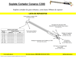 Soplete Cortador C300