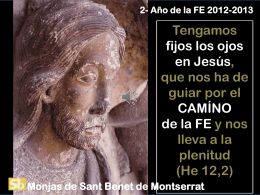Presentación de PowerPoint - Monestir de Sant Benet de Montserrat