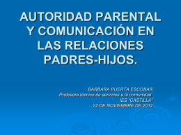 comunicación y asertividad en las relaciones padres