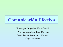 Presentaciones - Comunicacion efectiva 2.pps