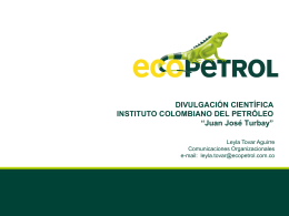 Visita del señor Presidente de Ecopetrol S.A al ICP