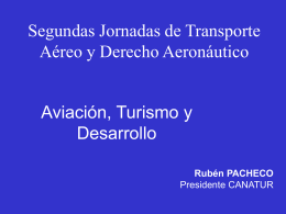 (31-1) Rubén Pacheco Foro Aviación, Turismo y Desarrollo