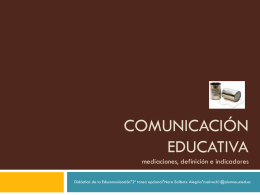 COMUNICACIÓN+EDUCATIVA