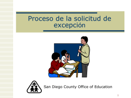 para estudiantes con - San Diego County Office of Education