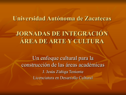 Universidad Autónoma de Zacatecas Relaciones entre