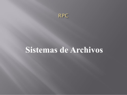 Sistemas de Archivos