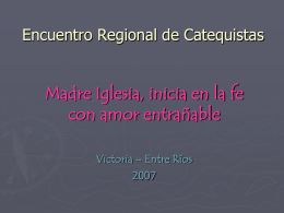 Encuentro Catequistas Región Litoral 2007