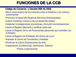 Sin título de diapositiva - Cámara de Comercio de Barranquilla