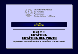 tema_03_estatica_del_punto - Ingeniería Mecánica Aplicada y