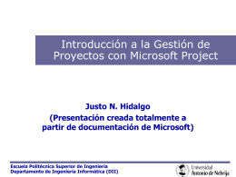 Gestión del tiempo con Microsoft Project 2002. Enlace a la