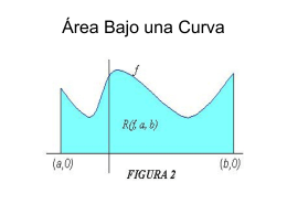 Area bajo una curva