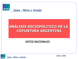 Análisis sociopolítico de la coyuntura argentina en gráficos.