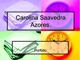 Carolina Saavedra Azores