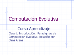 Computación Evolutiva (CI-6463)