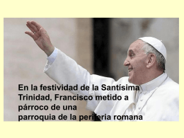 “Con la comunión nos da la fuerza”, indicó el Papa, “Él viene a