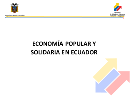 economía popular y solidaria en ecuador