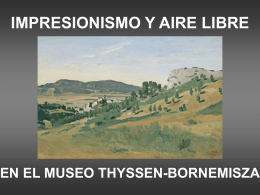Impresionismo y aire libre_Thyssen.pps