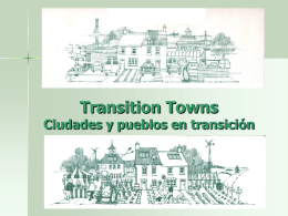 Ciudades y pueblos en transición