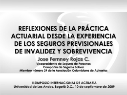 José Ferney rojas - Departamento de Matemáticas, Universidad de