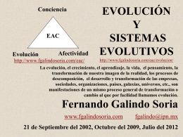 Evolución y Sistemas Evolutivos
