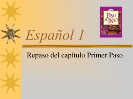 Español 1 - OpenStudy