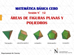 SESION 12 - AREAS DE FIGURAS PLANAS Y POLIEDROS