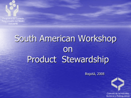 Product stewardship - Responsabilidad Integral Colombia