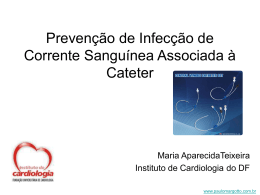 Prevenção de infecção de corrente sanguínea associada à cateter