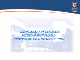 Presentación Vicedecanato de Docencia 2015