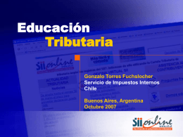 Educación tributaria en Chile