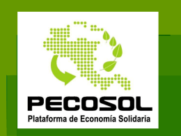 Presentaciòn Pecosol Guatemala