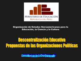 presentación - Ministerio de Educación del Perú