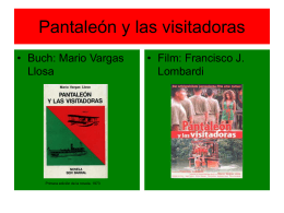Stephanie Enzenhofer: Pantaleón y las visitadoras (Mario Vargas