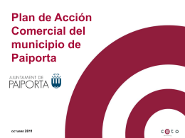 Presentación Plan de Acción Comercial del municipio de Paiporta.
