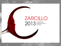 Premios Zarcillo 2013. Dossier de resultados. (5.949 kbytes)