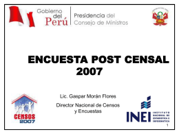 encuesta post censal 2007