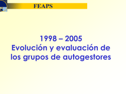 1998_2005 Evol y evaluación grupos autogest