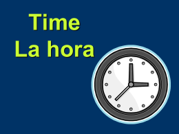 Time La hora