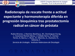 Descargar presentación - Instituto Valenciano de Oncología