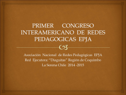 PRIMER CONGRESO INTERAMERICANO DE REDES