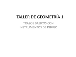 TALLER DE GEOMETRÍA 1