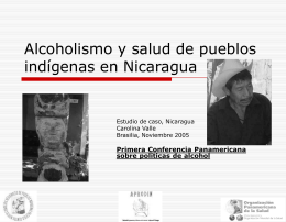 Alcoholismo y salud de pueblos indígenas