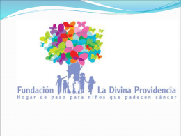 Diapositiva 1 - Fundación Divina Providencia