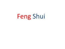 INTRODUCCIÓN: Feng Shui: Viento-agua. Diferenciar: Favorable