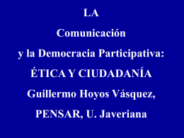 Ponencia 1 Etica Guillermo Hoyos