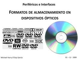 Formatos de discos ópticos