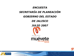 Diapositiva 1 - Gobierno del Estado de Jalisco